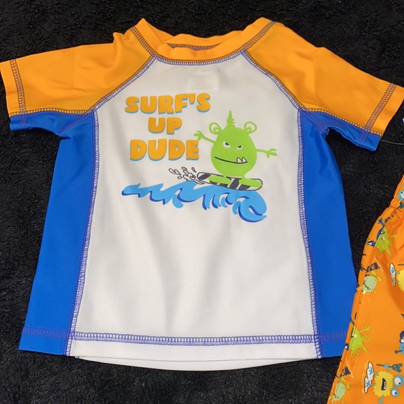 24m boys swim set lot, boys bathing suits, NWT, 2 different patterns. Brand new - Picture 9 of 15